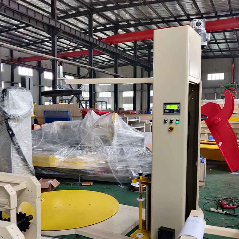 Automatic Hook Cutting Film Pallet Wrapper