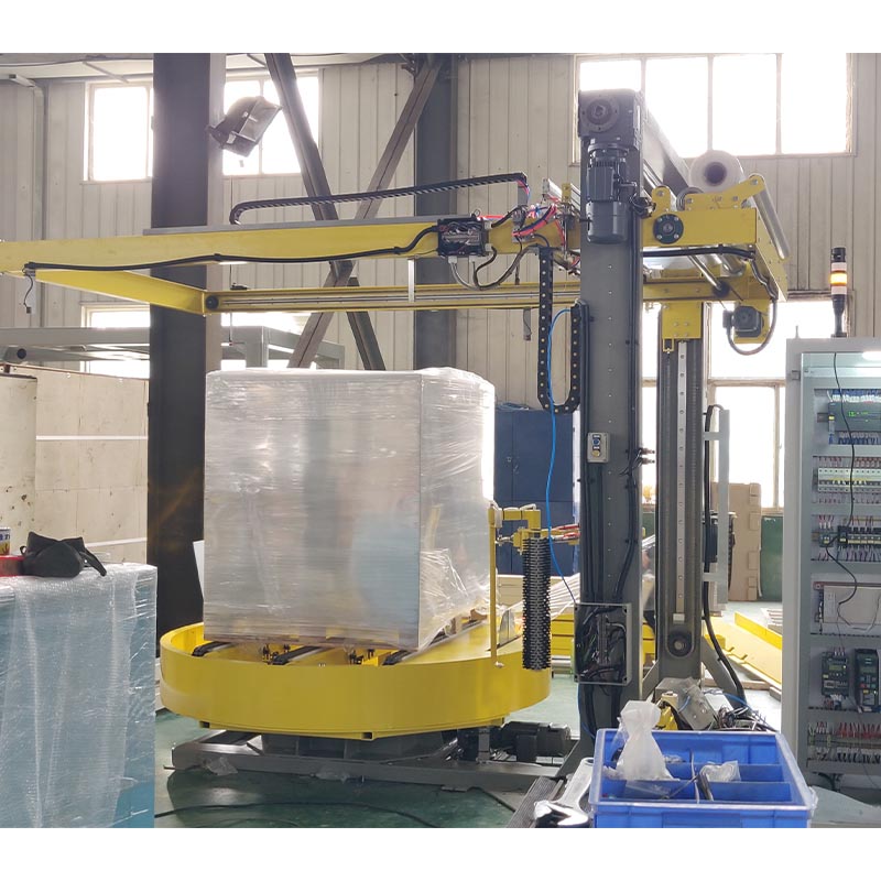 Automatic Pallet Packing with Dispenser