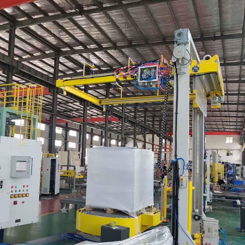 Automatic Pallet Stretch Film Packing Packaging Wrapper