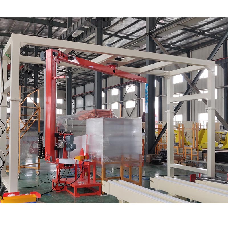 Automatic Rotary Arm Pallet Stretch Wrapper